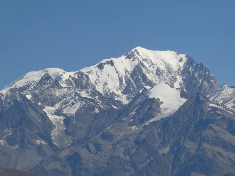 Mont Blanc @ La Croix de Coste @ Villard-sur-Doron